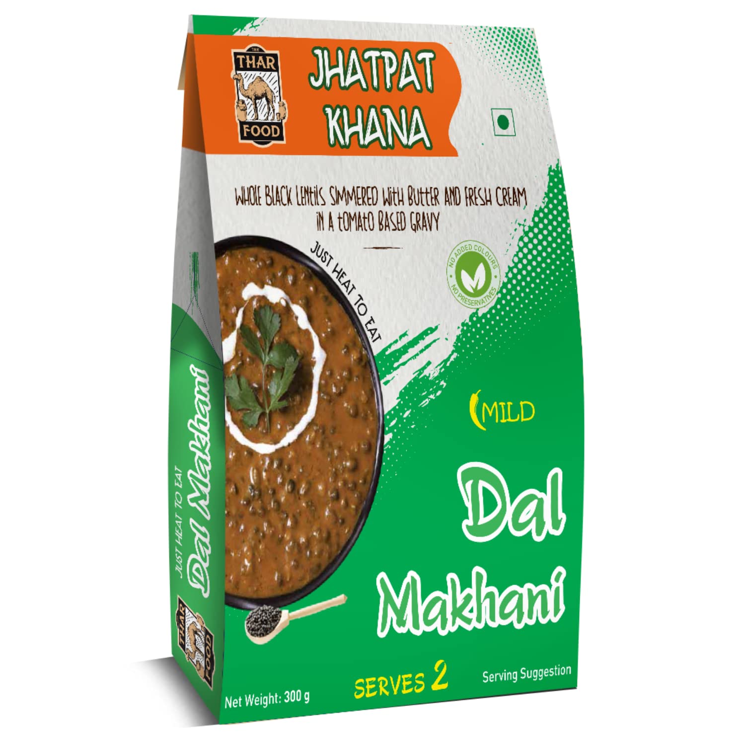 The Thar Food Jhatpat Khana | Dal Makhani | Ready to Eat | 300 Gm (Serves 2) (B0BYNHMDG2) Amazon Price History, Amazon Price Tracker
