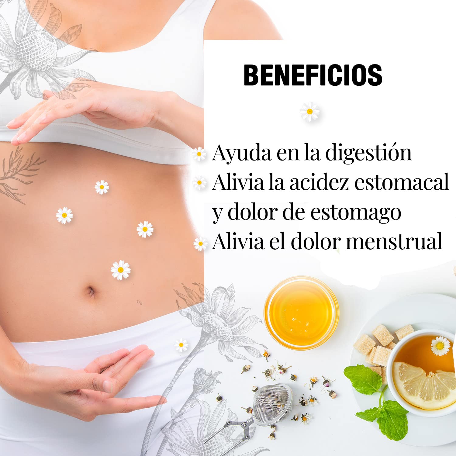 ORIGEENS INFUSION MANZANILLA ECO Origen Europa, 100gr I Manzanilla Natural, Infusion para dormir y digestión