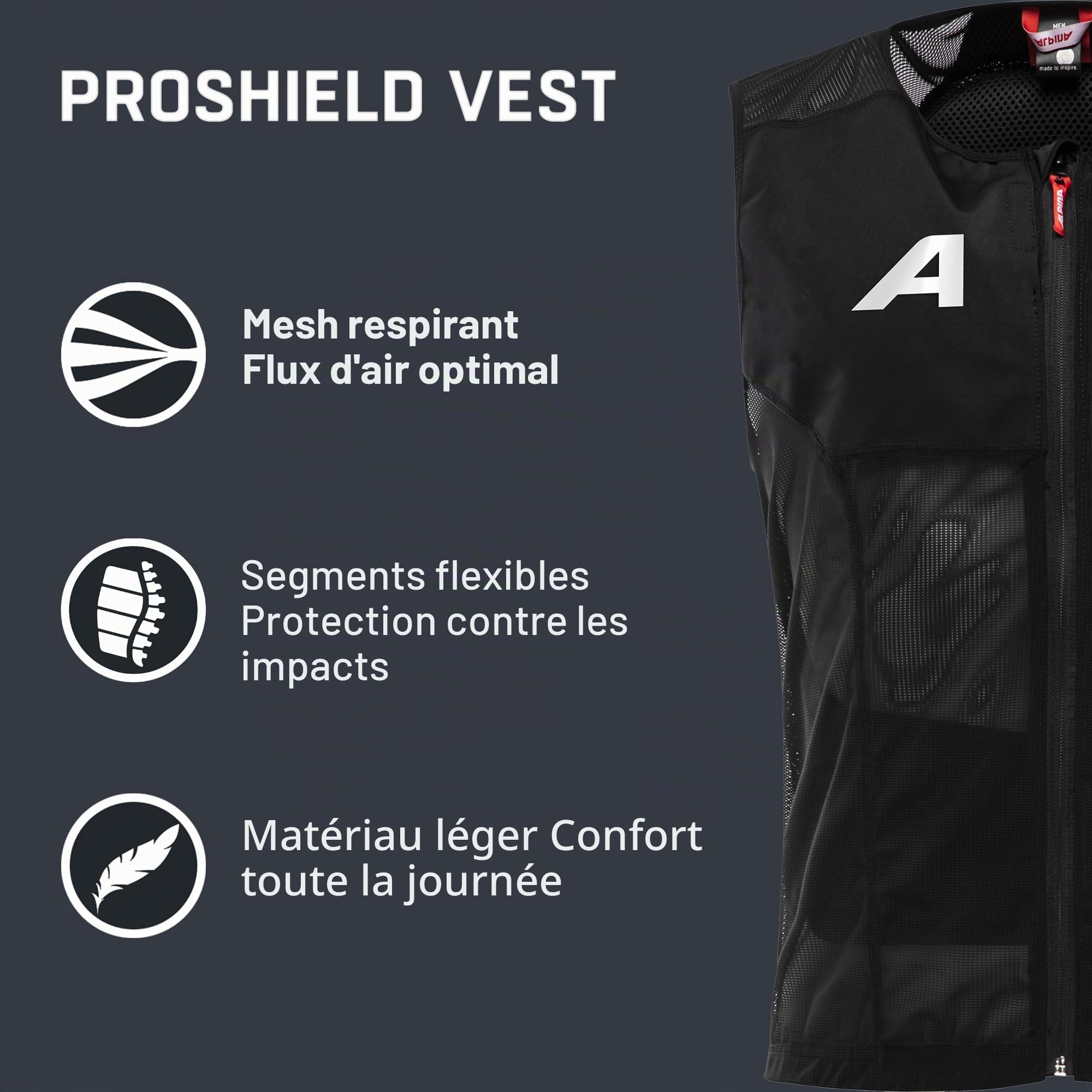 ALPINA Proshield Men Vest Protecteur Homme