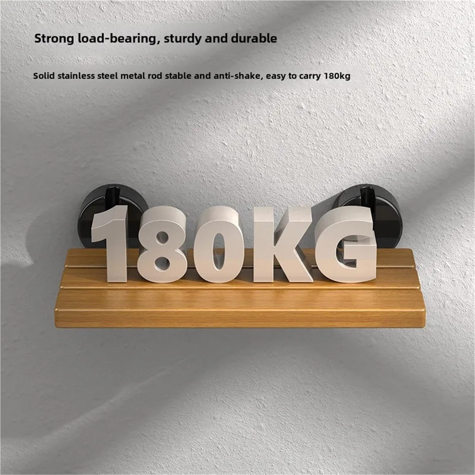 Banco Plegable de Madera for Asiento Ducha, Estructura Acero Inoxidable para Personas Mayores