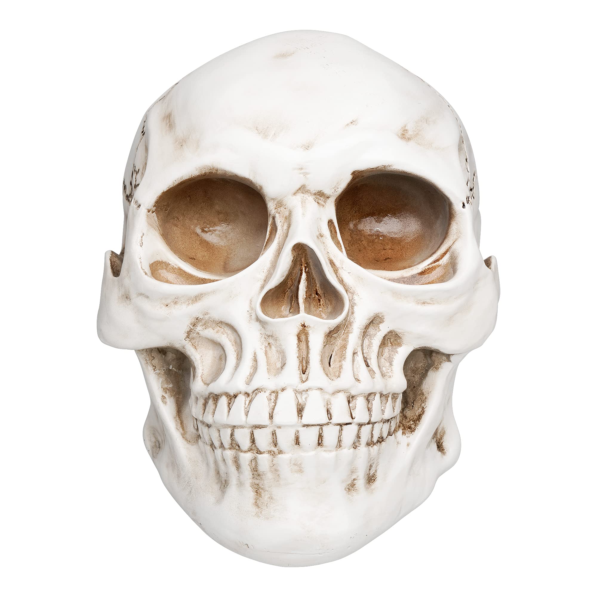 CRAZY HEADS white Skull Totenkopf Kopfhörerständer Headset Halter Ständer Skull Totenschädel