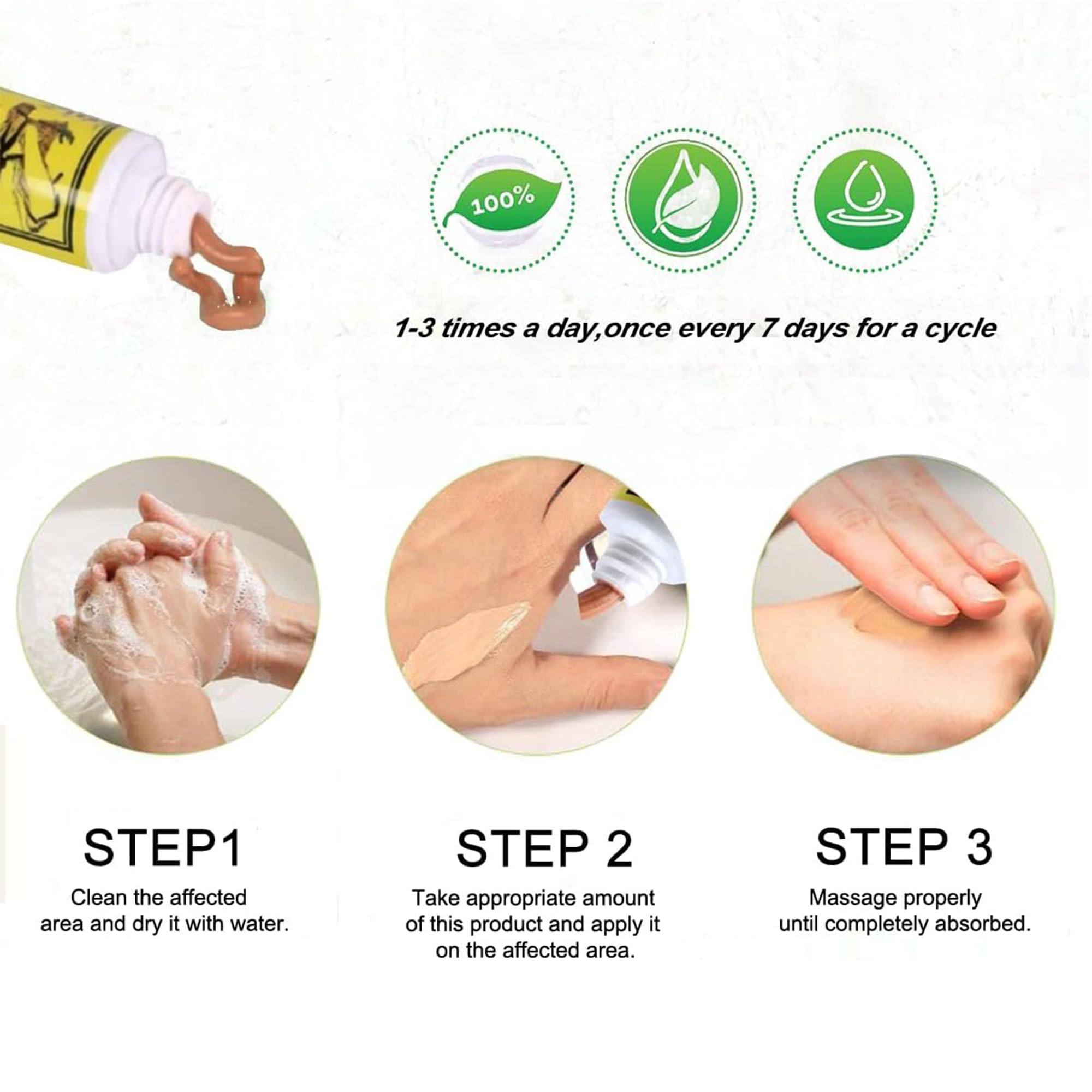 5Pcs Chinese Herbal Eczema Psoriasis Creams Dermatitis and Eczema Pruritus Psoriasis Ointment — Amazon image 6