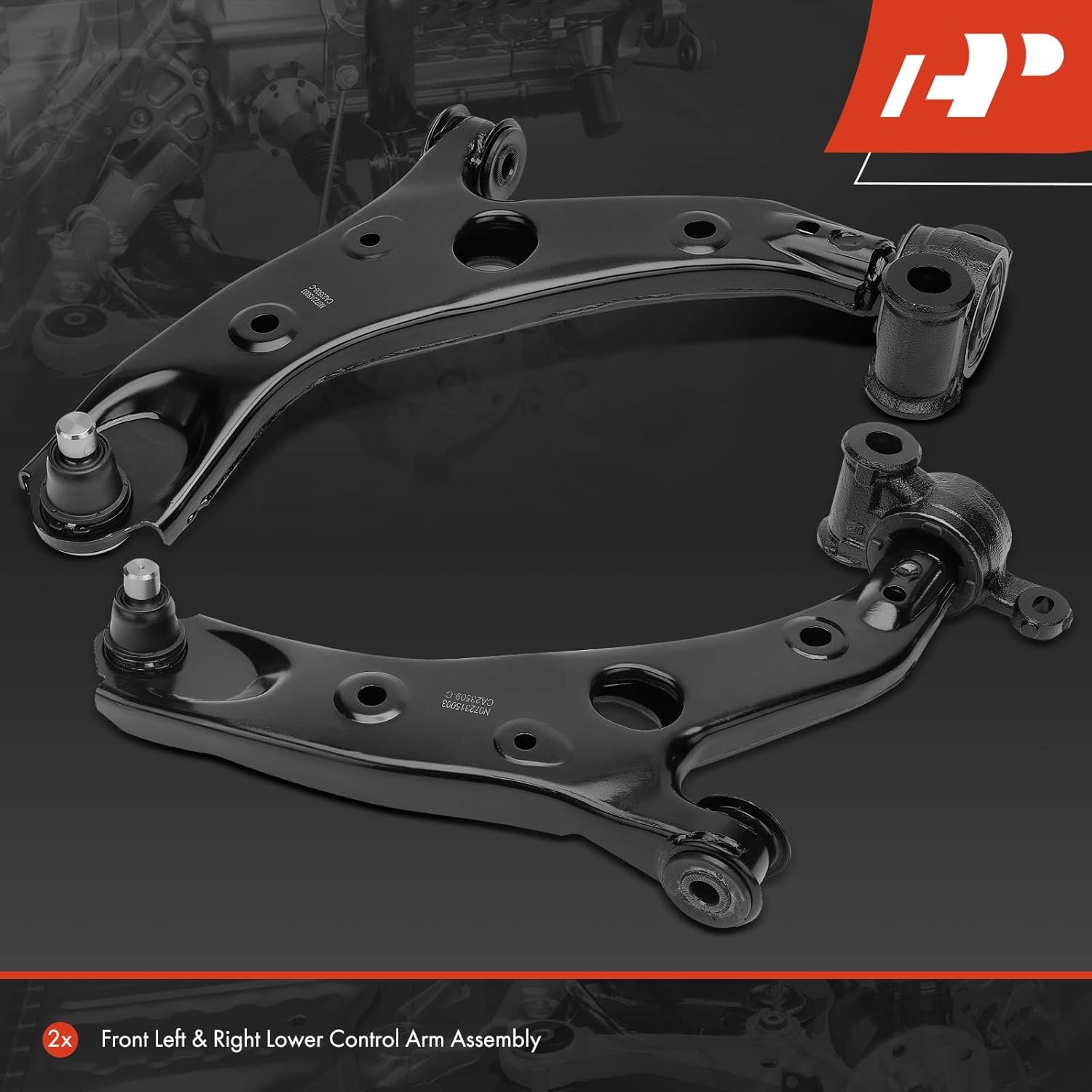 A-Premium 2 x Front Lower Control Arm, with Ball Joint & Bushing, Compatible with Mazda 3 2014-2018, 3 Sport 2014-2018