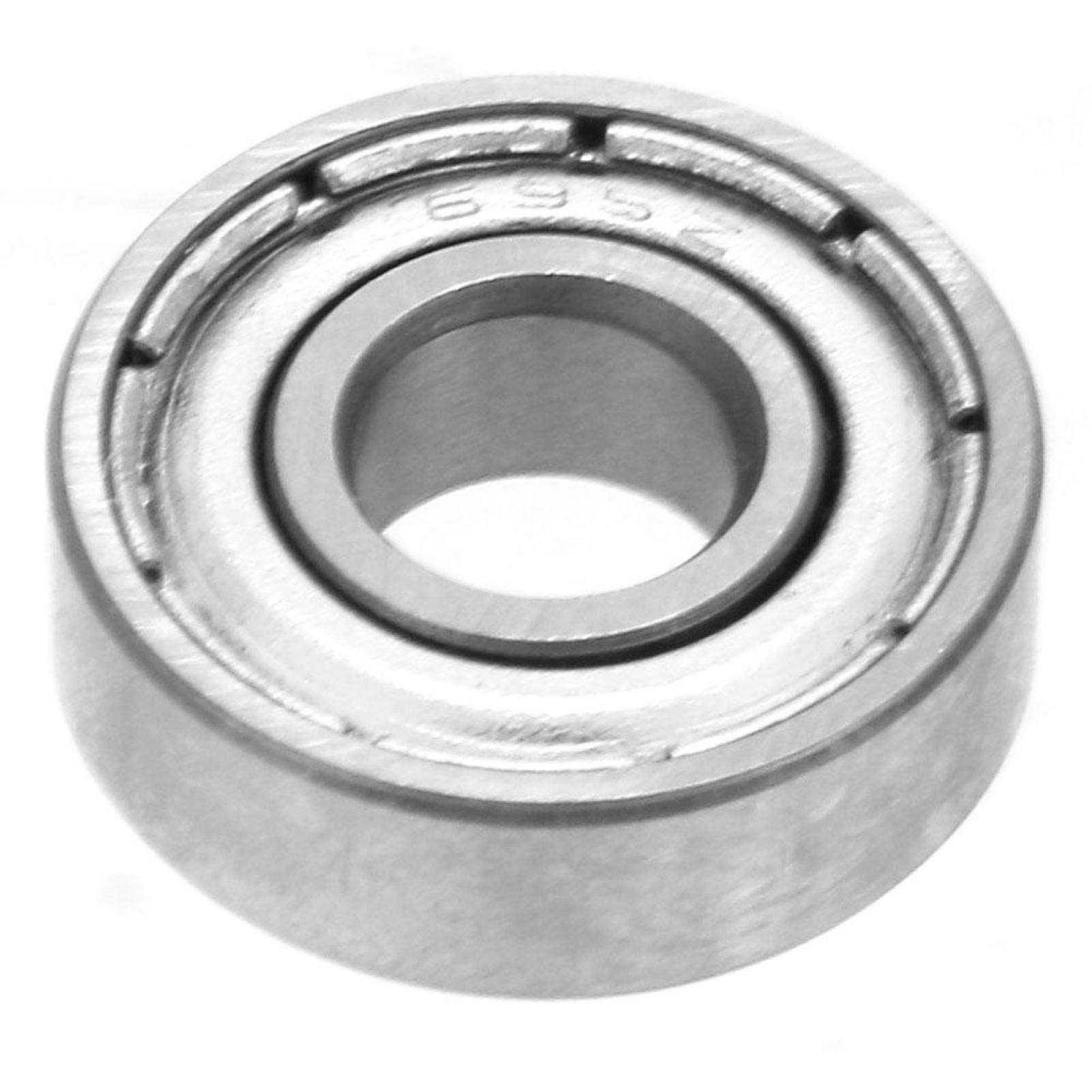 Deep Groove Ball Bearings 10pcs Deep Groove Ball Bearing, Low Noise Bearing Double Sided Seal Single Column Premium Steel