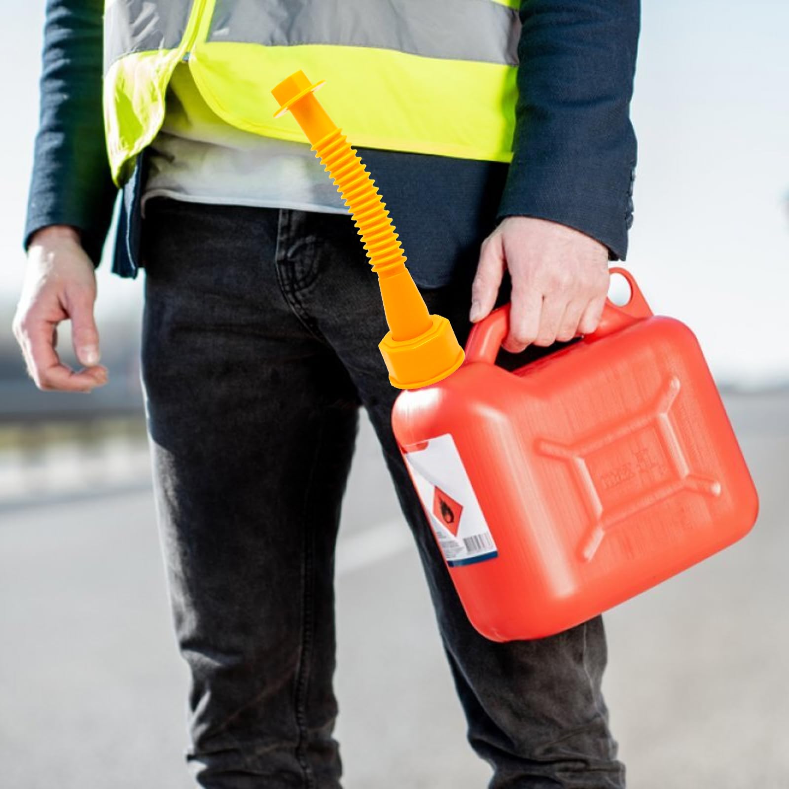 Lot de 3 becs verseurs avec foret de 8 mm, bec verseur flexible avec bouchons d'étanchéité, embout de rechange pour bidon en plastique de 1 à 10 litres