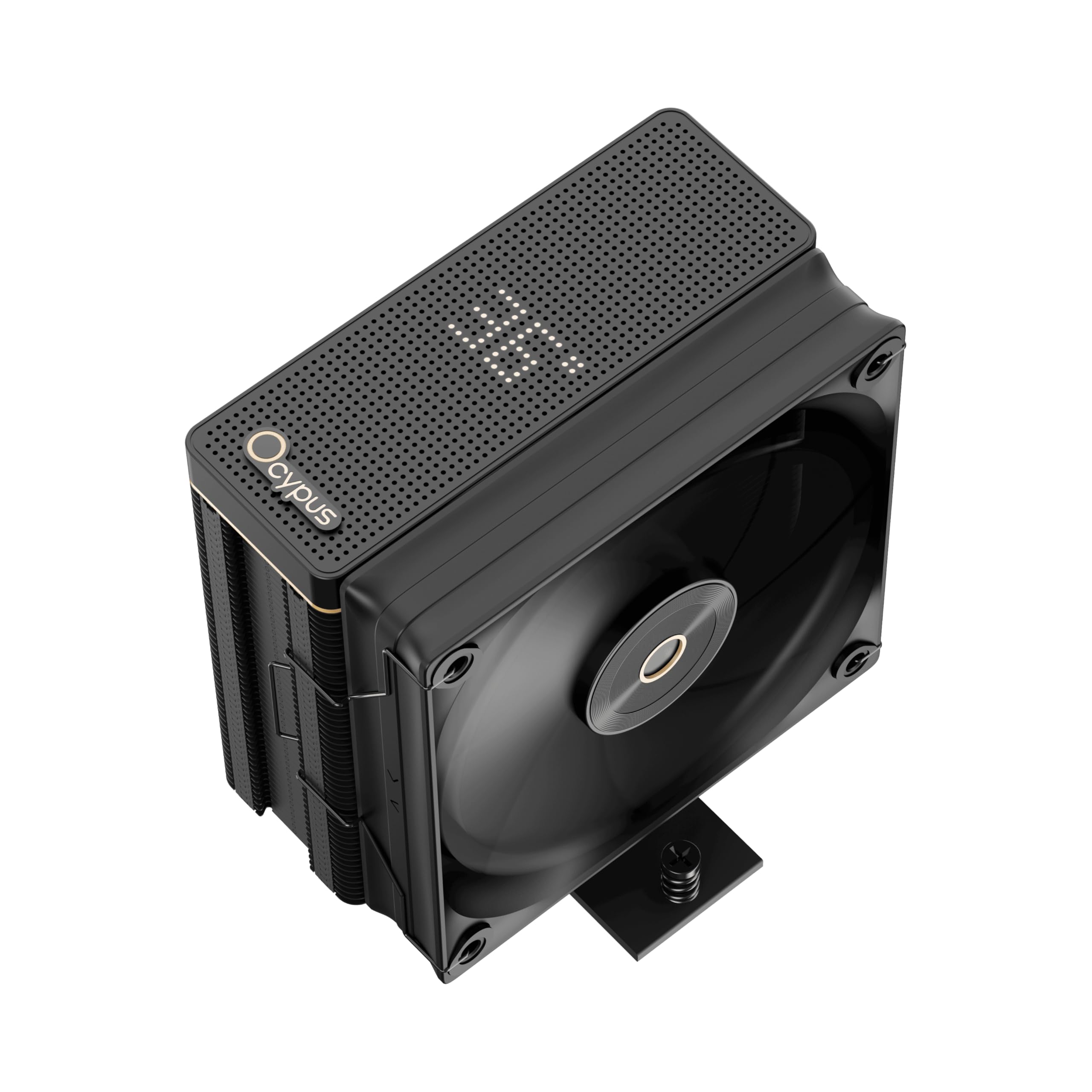 Air Cooler Ocypus Iota A40 Preto com Display Dot Matrix de Temperatura TDP 220W AMD AM5