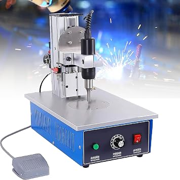 Ultrasonic Spot Welder,Handheld Plastic Welding Machine 1200W High Frequency 35KHz with Electronic Pedal,for Spot Welding of Non-Woven Fabrics, Nylon Fabrics