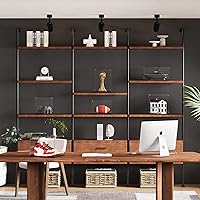 Vista 6 de Vitrina de acrílico Cubo de 15 x 8 x 8 pulgadas, caja de exhibición de acrílico de 0.118 in de grosor con base de madera negra, escaparate