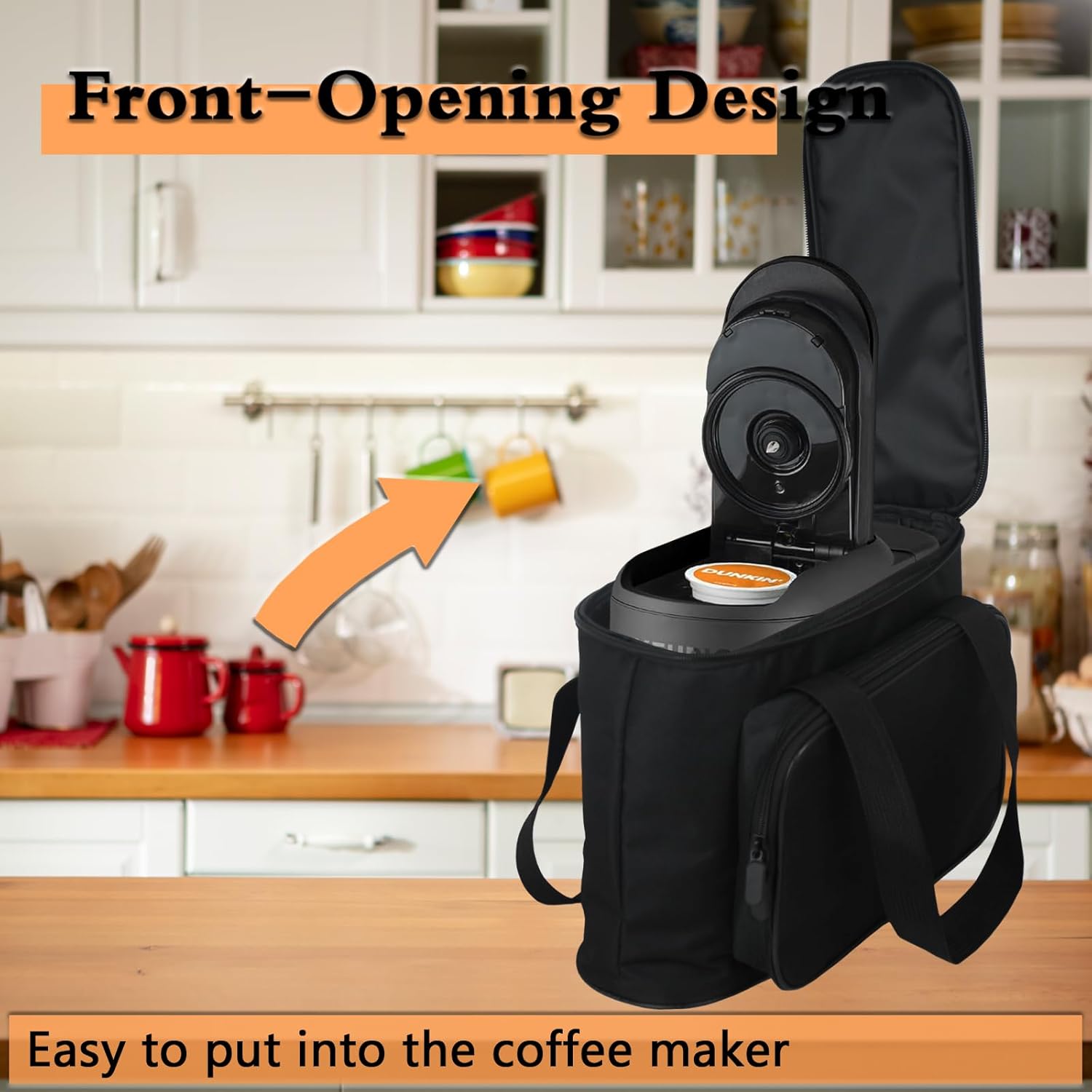 Carrying Bag for Keurig Single Serve Coffee Maker, Portable Outdoor Coffee Machine Travel Bag Case Coffee Machine Bag for Keurig K-Mini Mate Single Serve Coffee Maker