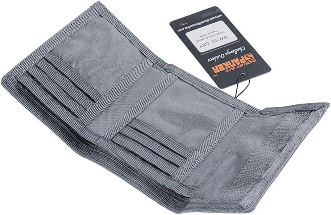 EXCELLENT ELITE SPANKER Nylon Trifold Wallet for Men ID Card Holder Tactical Military Wallet with Coin Pocket Outdoor Wallet - Image 6