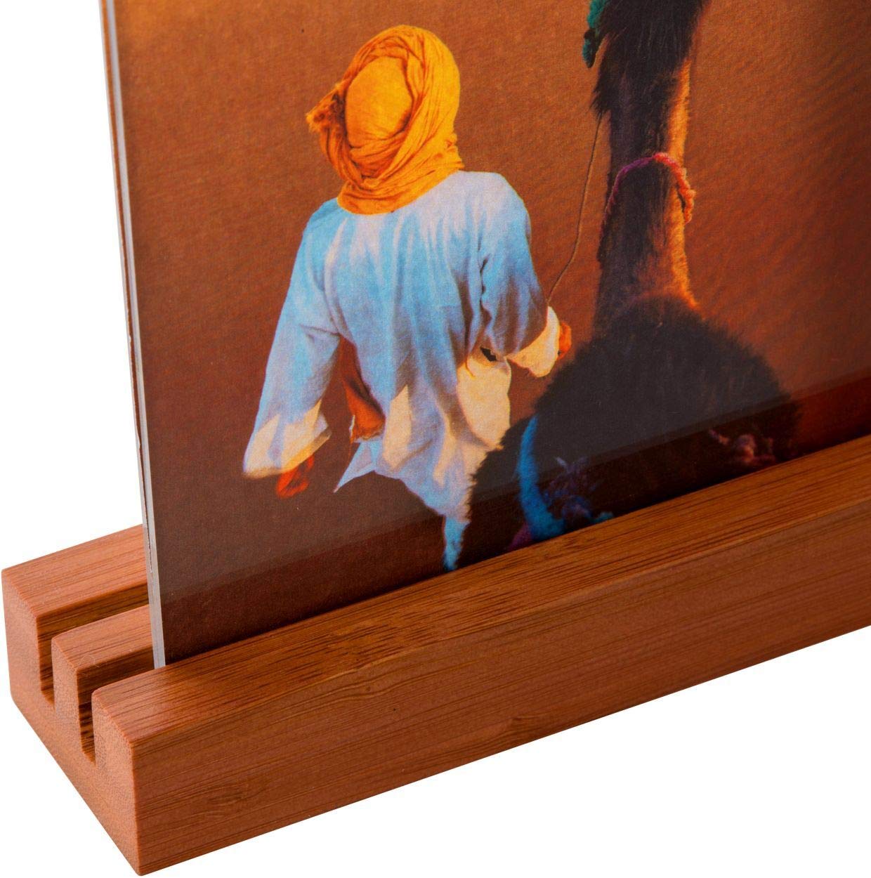 Cornice in bambù Design 17 A legno Foto galleria cornice portafoto per Foto 20 x 25 cm