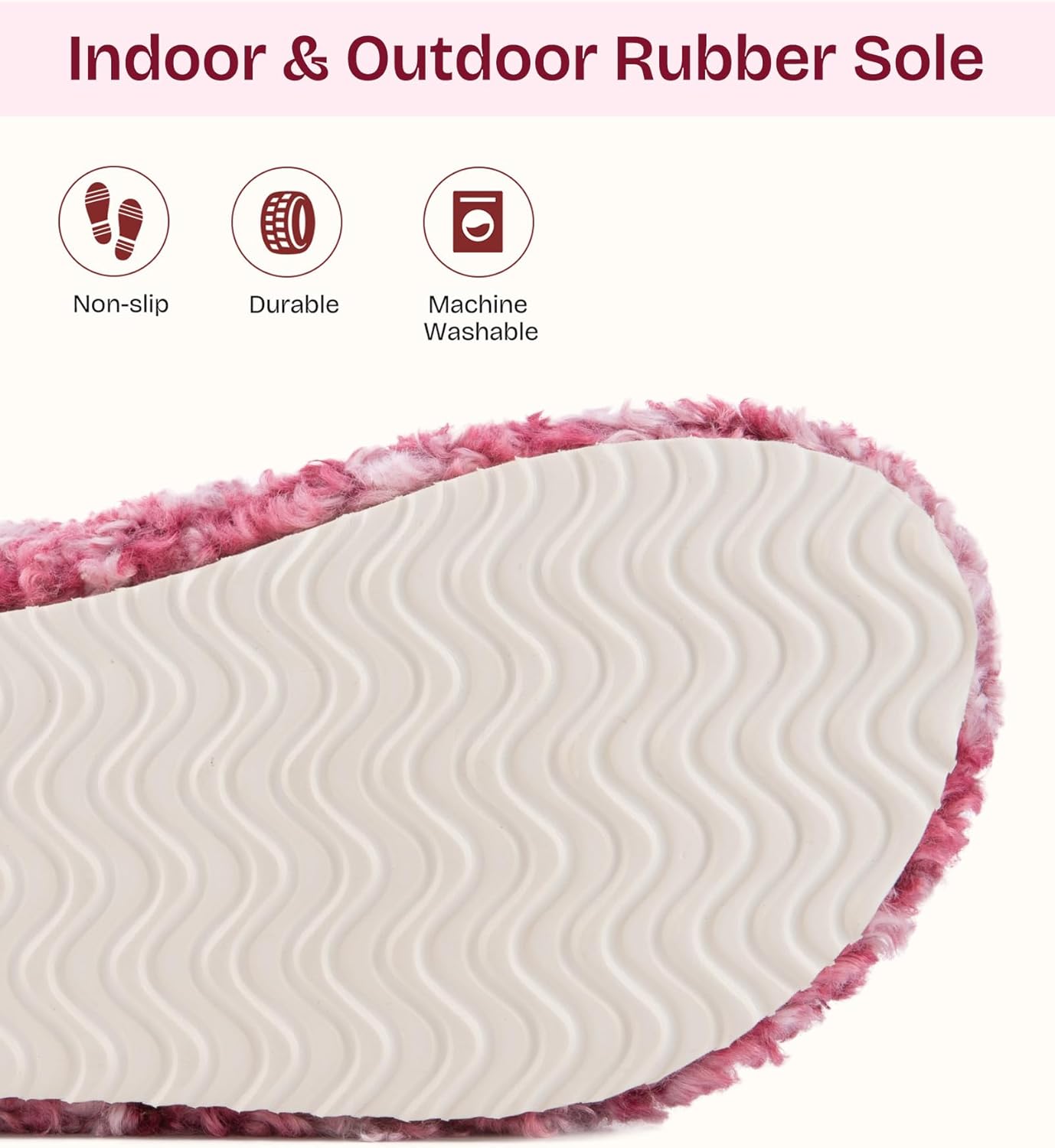 EverFoams Womens Fuzzy Open-toe Slippers Soft Comfy Memory Foam Indoor House Shoes - Image 6