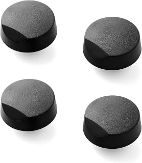 Upgraded 82977 82974 Cooktop Knob Replacement for Dacor Stove Parts, DE81-08738A Stove Knobs for Dacor Range Parts Burner Control Knobs SGM365 DE81-10313A Black Plastic Gas Stove Top Knobs 4 Pcs