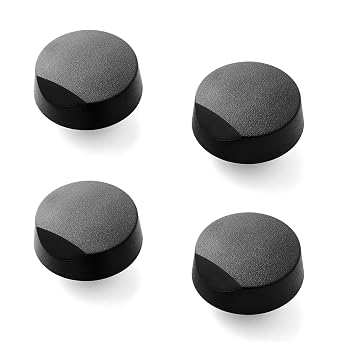 Upgraded 82977 82974 Cooktop Knob Replacement for Dacor Stove Parts, DE81-08738A Stove Knobs for Dacor Range Parts Burner Control Knobs SGM365 DE81-10313A Black Plastic Gas Stove Top Knobs 4 Pcs