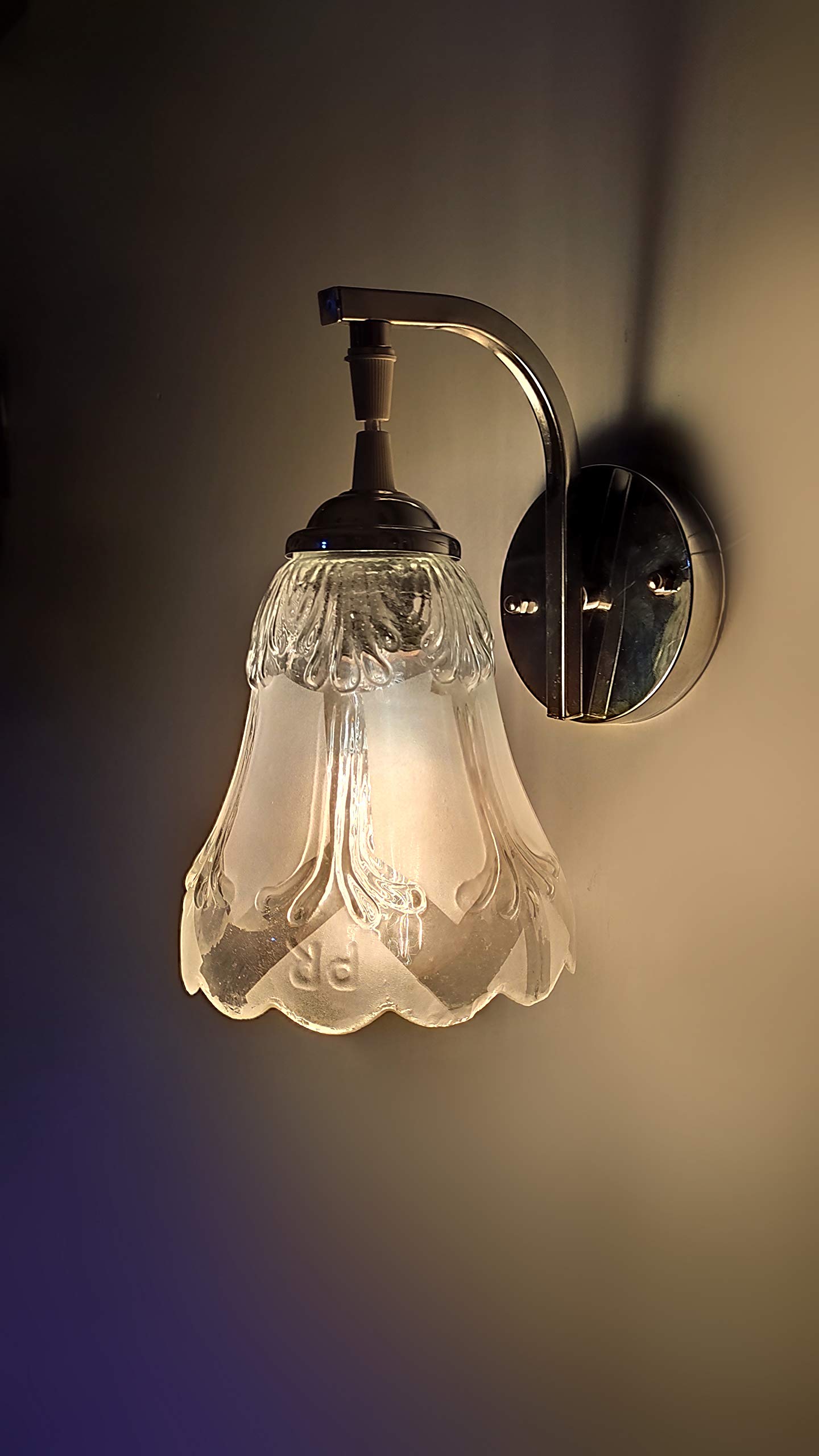 Frost Flower Wall Lamp - Modern Transparent Design -1