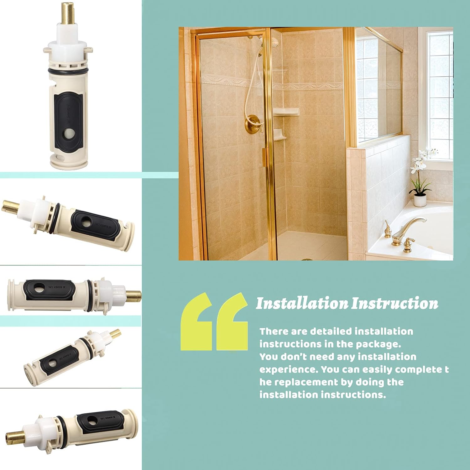 Buy 1222 Replacement Cartridge Compatible with moen 1222 Shower Valve