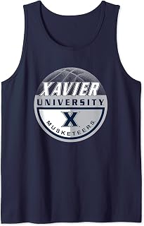 Xavier Musketeers Basketball Dunk Navy Officially Licensed Tank Top