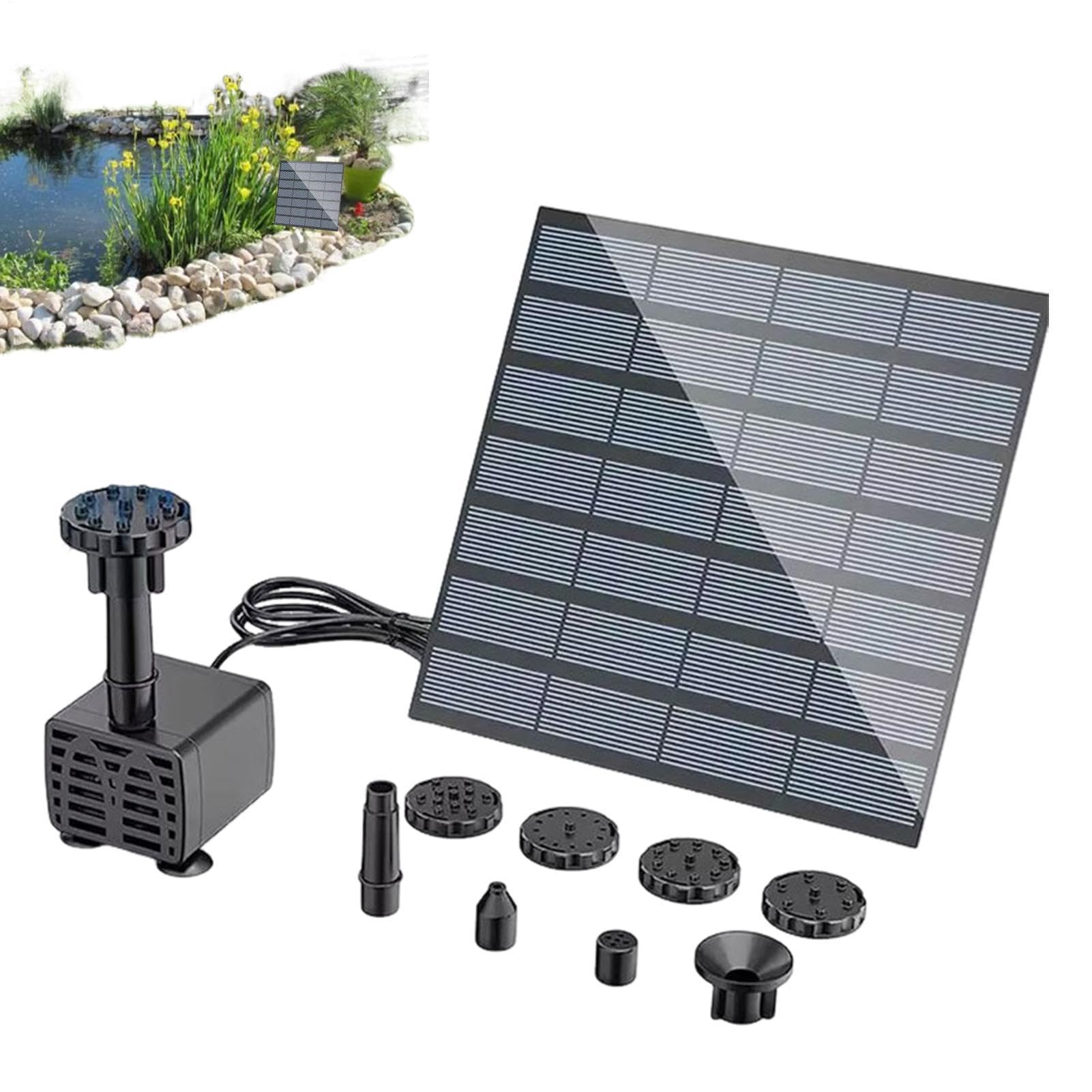 Fontaine solaire à eau pour animer la piscine et le bassin du jardin
