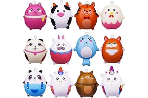 Exun Kawaii Squishies 12-Pack for Easter Egg Fillers
