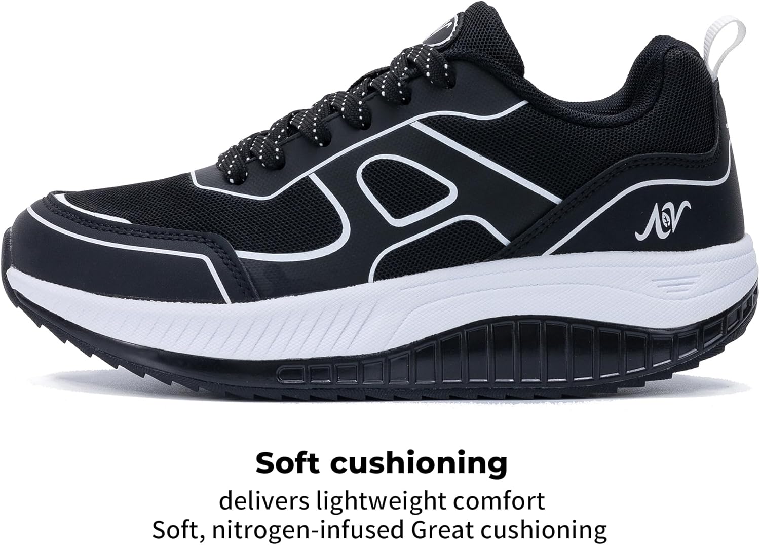 RomenSi Womens Wide Walking Shoes for Plantar Fasciitis Arch Support Orthotic Tennis Sneakers Comfortable Athletic Shoes for Outdoor All Day US 6.5-11 - Image 3