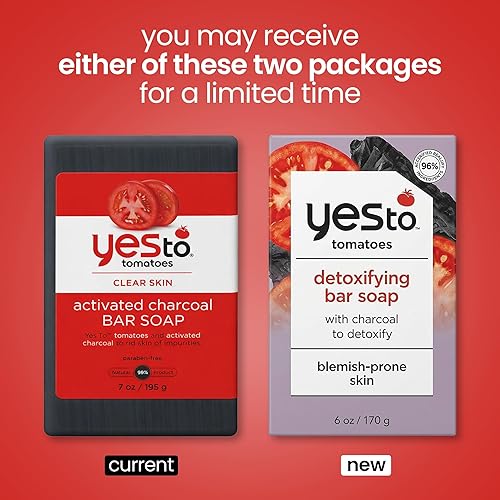 Miniatura 2 de Yes to Tomates Jabón Carbón Activado, 7 onzas., paquete de de 1