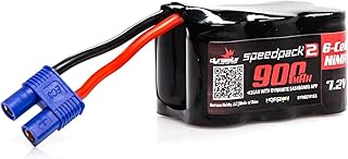 Dynamite SPEEDPACK2 7.2V 900MAH 6 Cell NiMh 3+3 EC3 DYNB2111EC Car Batteries & Accessories