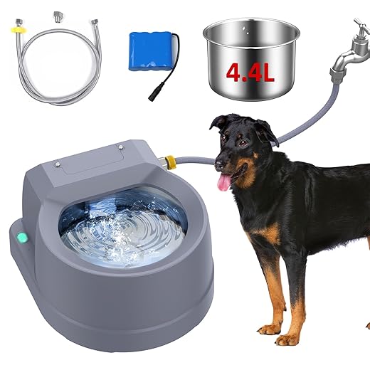 BENTOPAL Auto-Filling Large Dog Water Bowl