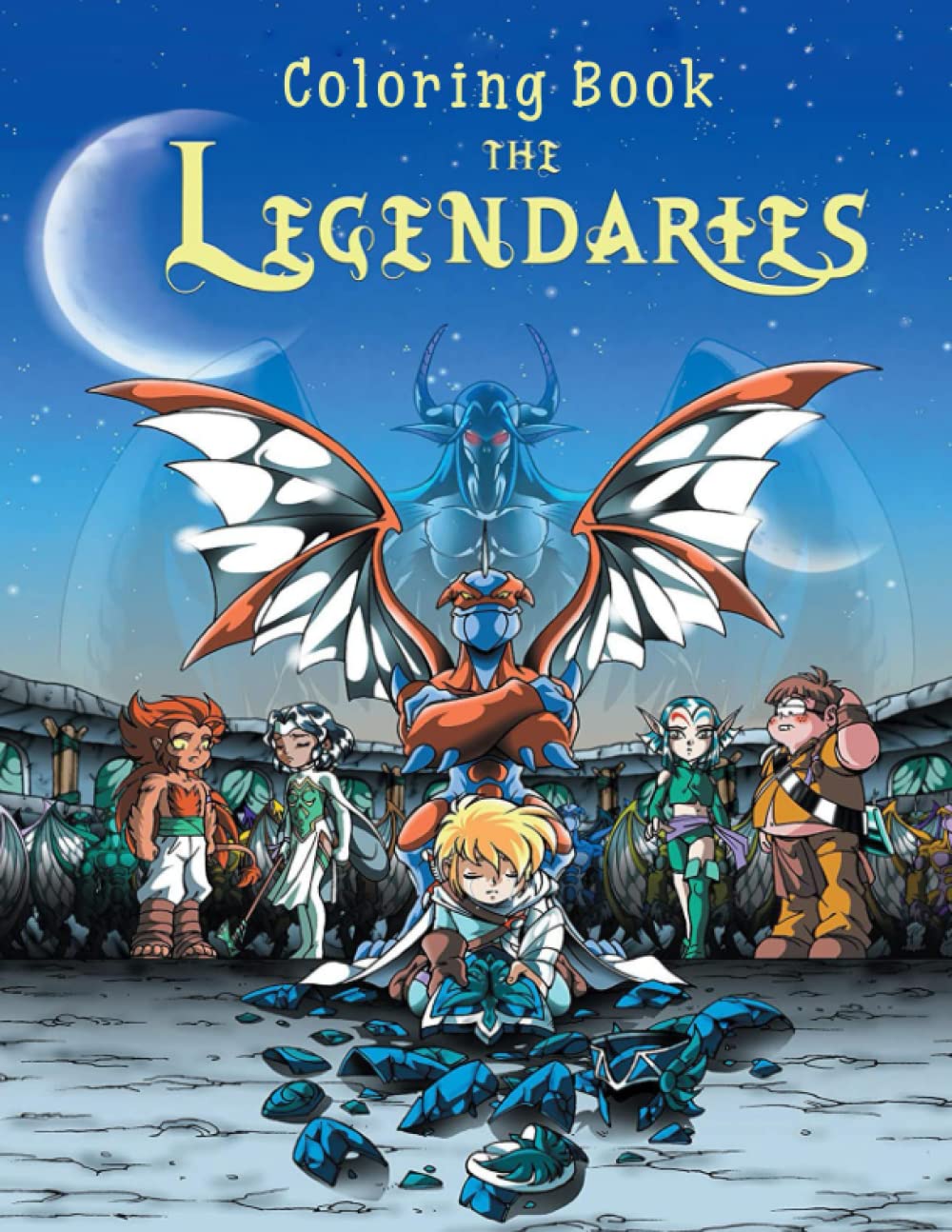 The Legendaries Coloring Book: Funny Gift To Relax And Relieve Stress