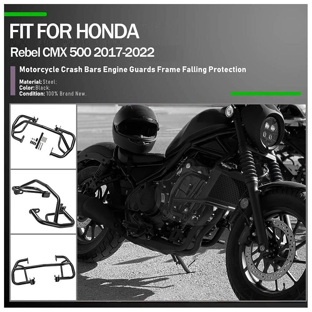 Buy Motorcycle CMX500 Black Steel Engine Guard Bumper Highway C Bars