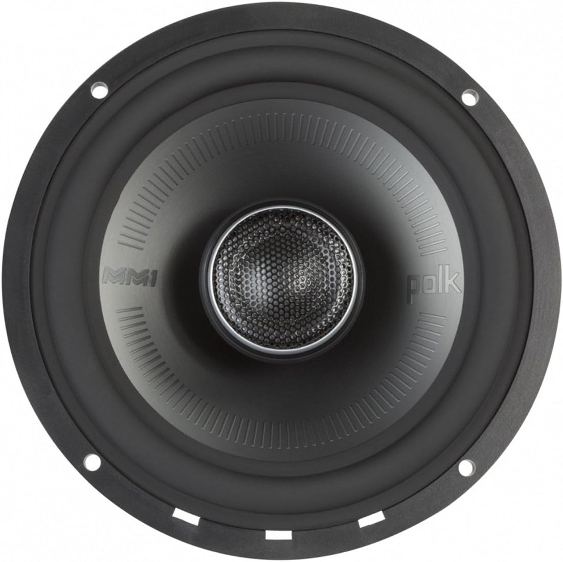 Polk Audio MM652 Mobile Monitor Series 6.5" Coaxial Speaker - Ultra-Marine Certified 2-Way Boat & Car Audio Speaker, 40-40kHz Frequency Response, Titanium-Plated Woofer Cone & Terylene Dome Tweeter