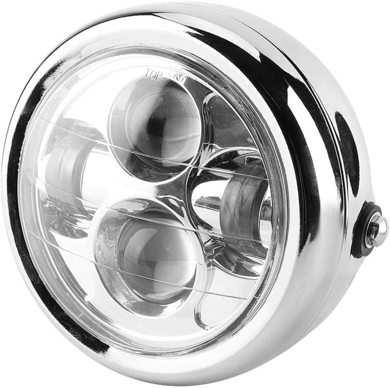 Bigking 7Inch Motorcycle Retro Headlamp, Motorcycle Front Headlight