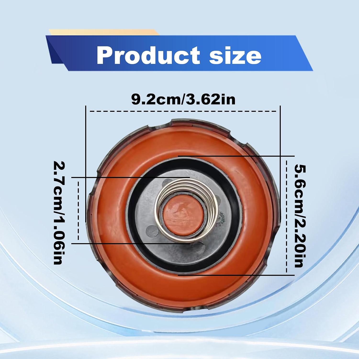 Pleoos PCV Valve Diaphragm Cover Repair Kit Compatible with VW Golf Jetta Passat GTI Beetle Tiguan Audi A3 A4 A5 A6 A7 Q5 Replaces 06H103495AC 917-064