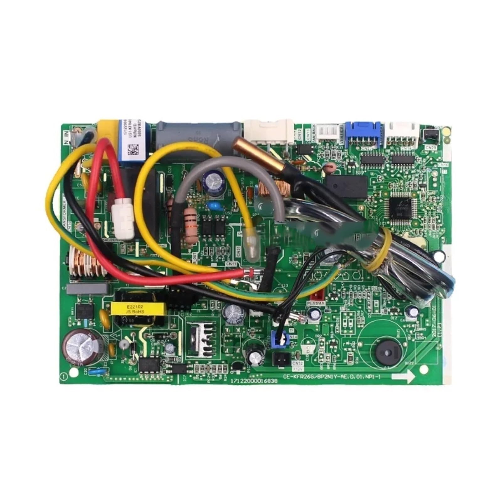 Air Conditioning Control Board，Compatible For Midea, CE-KFR26G/BP2N1Y-AE. D01.NP-1 Circuit PCB 17122000016838 Air Conditioner Mainboard