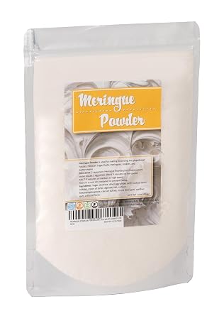 مسحوق MERINGUE - للخبز ، الديكور ، الحوذان ، Royal Icing ، Meringue Toppings ، ملفات تعريف الارتباط ، الفطائر ، الصقيع ، بيوت الزنجبيل ، جمجمة السكر المكسيكية ، سهل الاستخدام ، بديل البيض الأبيض