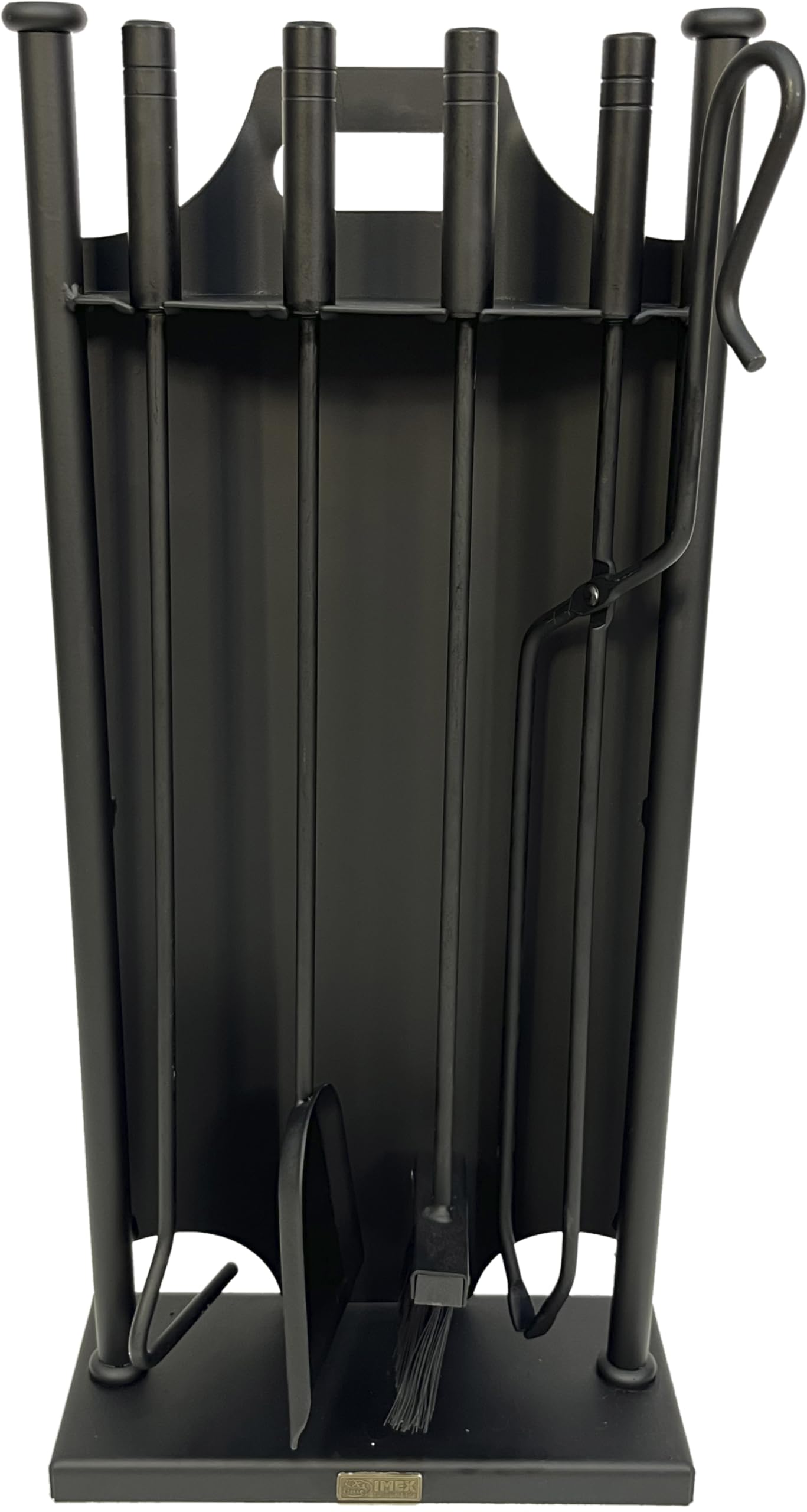 Ensemble de cheminée ovale 4 pièces noir 12026-N pour l'entretien