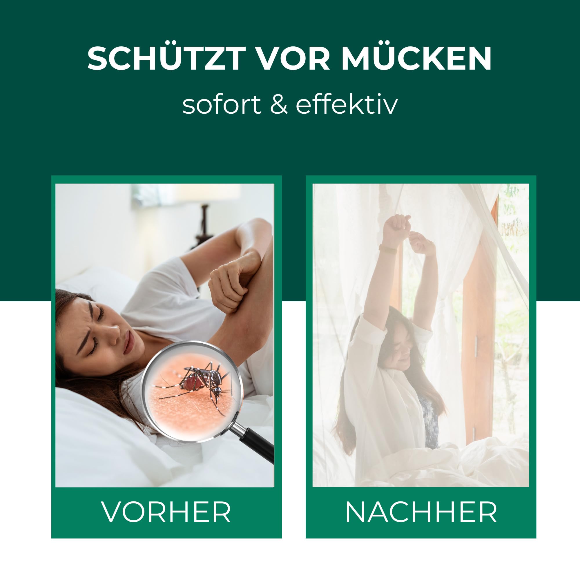 Silberkraft Moskitonetz XXL für Doppelbett - Mückennetz mit Reißverschluss-Öffnung, inklusive Klebehaken, geeignet für Reisen und zu Hause, feinmaschiges Netz, mit Beutel zur Aufbewahrung