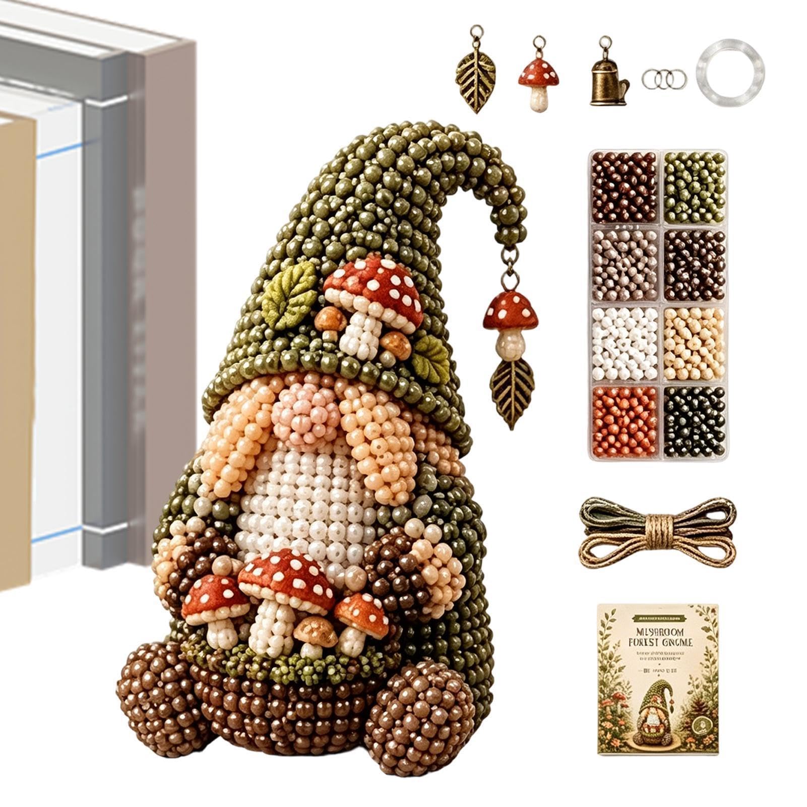 Kit DIY gnomo 3D de cuentas de resina, el regalo creativo ideal para aficionados 7