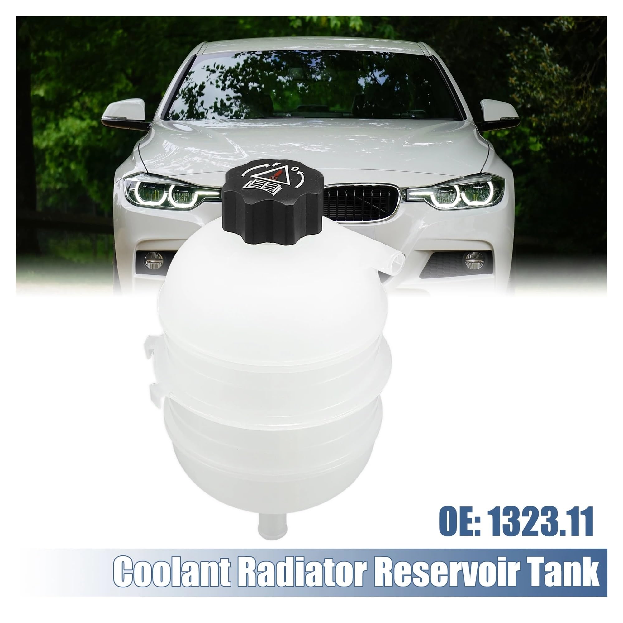 Serbatoio Coolant Per Peugeot 206 CC 1.6 81Kw 110HP 1587CC Per Convertibile 2001-2008 Radiatore Liquido Raffreddamento Serbatoio Espansione Con Tappo Serbatoio Liquido Raffreddamento
