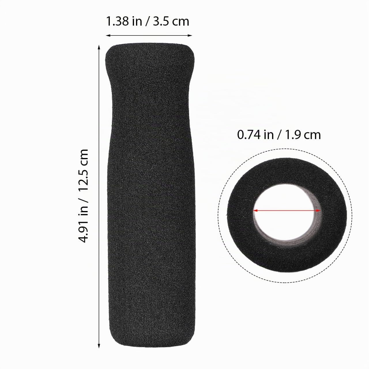 PRETYZOOM Protector Mango Para Muletas Y Andadores Funda Acolchada Antideslizante Universal Para Accesorios Muletas Adulto 4.53X1.38 Pulgadas