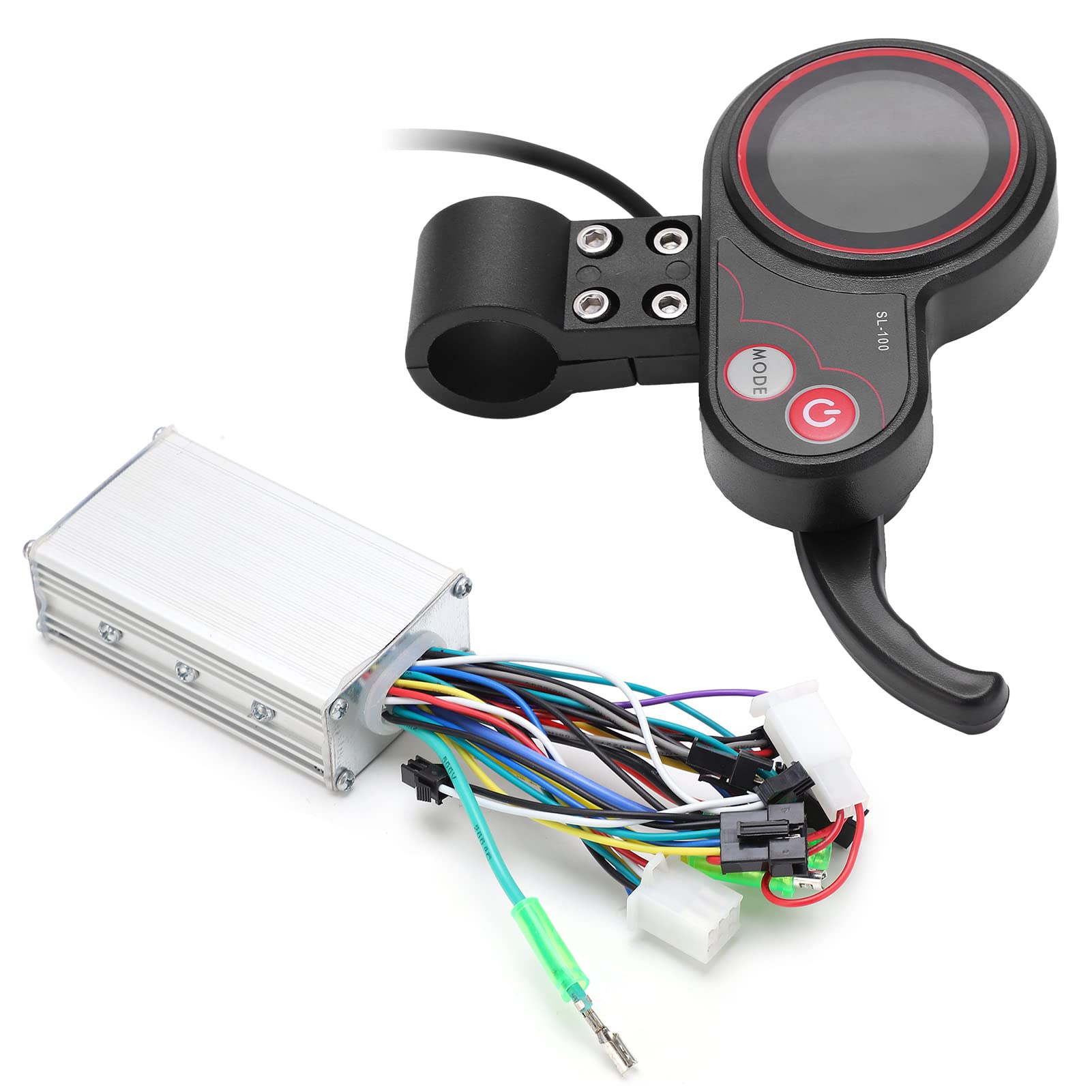 Controlador sin escobillas Controlador de Velocidad Sensible con Panel de Pantalla LED a Prueba de Agua para Scooter de Bicicleta eléctrica