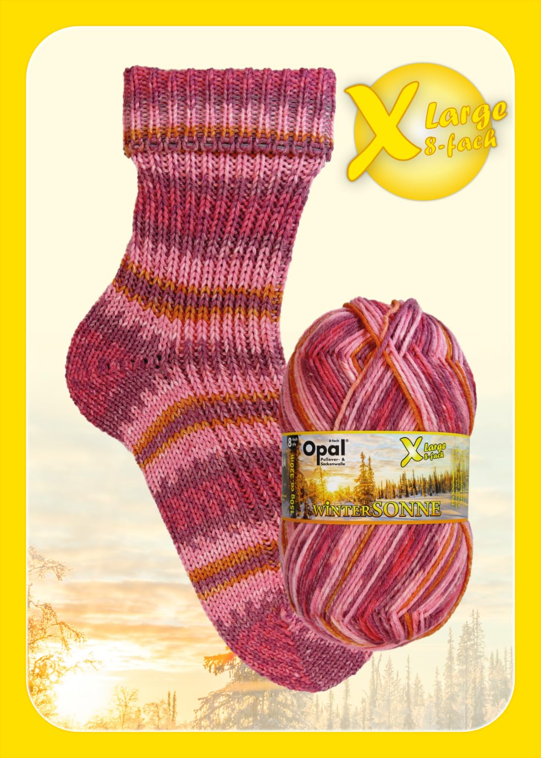 Amazon | 毛糸 ソックヤーン Opal オパール WINTER SONNE（冬の太陽