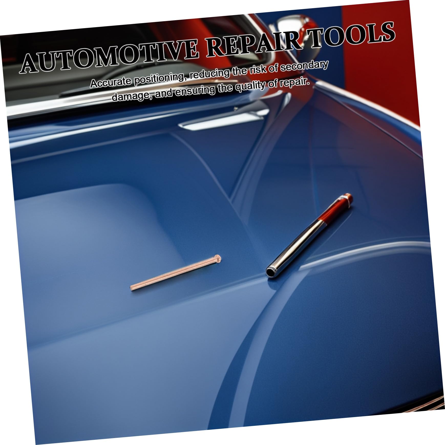 Ciieeo Goujons de Soudure de Carrosserie Automobile 2, 5mm Métal 500 Pièces