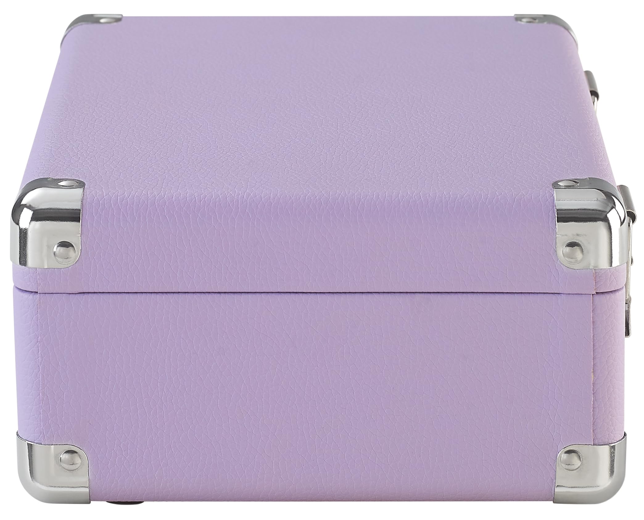 Crosley CR3505A-LN Cruiser Retro tragbarer CD-Player mit Stereo-Bluetooth-Lautsprechern und FM-Radio, Lavendel