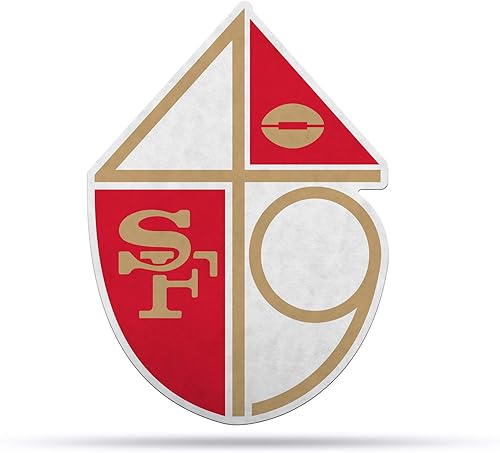 Miniatura 11 de Rico Industries Banderín de fútbol americano de la NFL con corte retro, decoración del hogar y la sala de estar, fieltro suave EZ para colgar