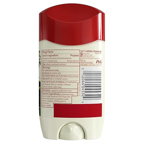 Miniatura 8 de Old Spice Antitranspirante y desodorante Alpine con aceite de cáñamo, 2.6 onzas (paquete de 3)