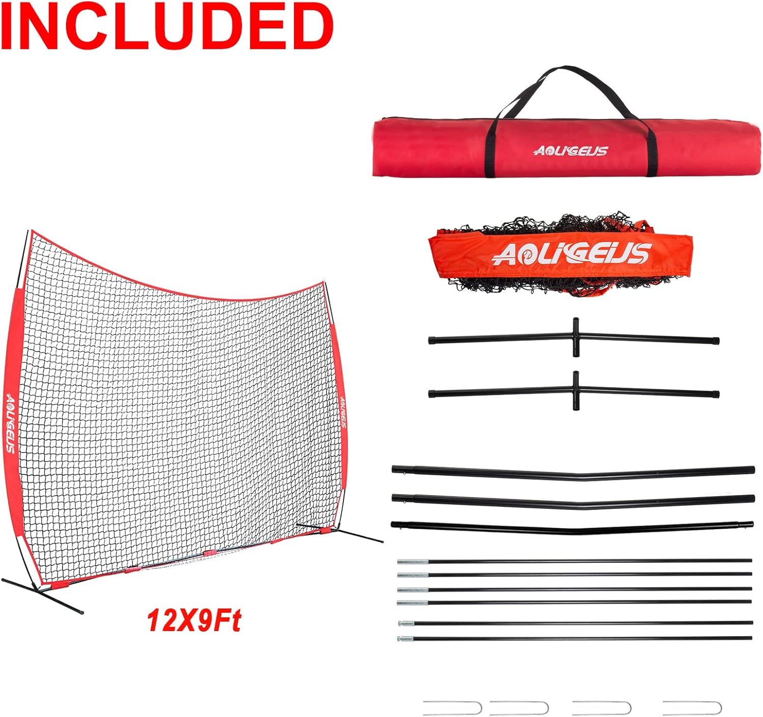 Sports Barrier Net,Sports Net,Barricade Backstop Net,Perfect for Baseball,Softball,Soccer, Basketball,Lacrosse
