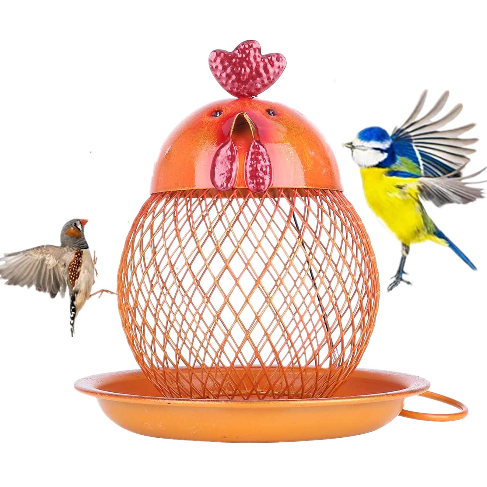 Comederos para Pajaros Exteriores Ventana Comedero Pajaros Jardin con Ventosa Comederos Pajaros Jardin,Orange