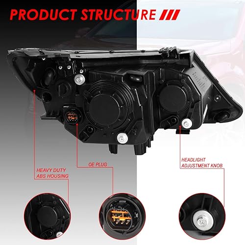 Miniatura 10 de Auto Dynasty Proyector de barra LED DRL 3D compatible con Sorento EXSX 14-15, lado del conductor y del pasajero, carcasa cromada, esquina
