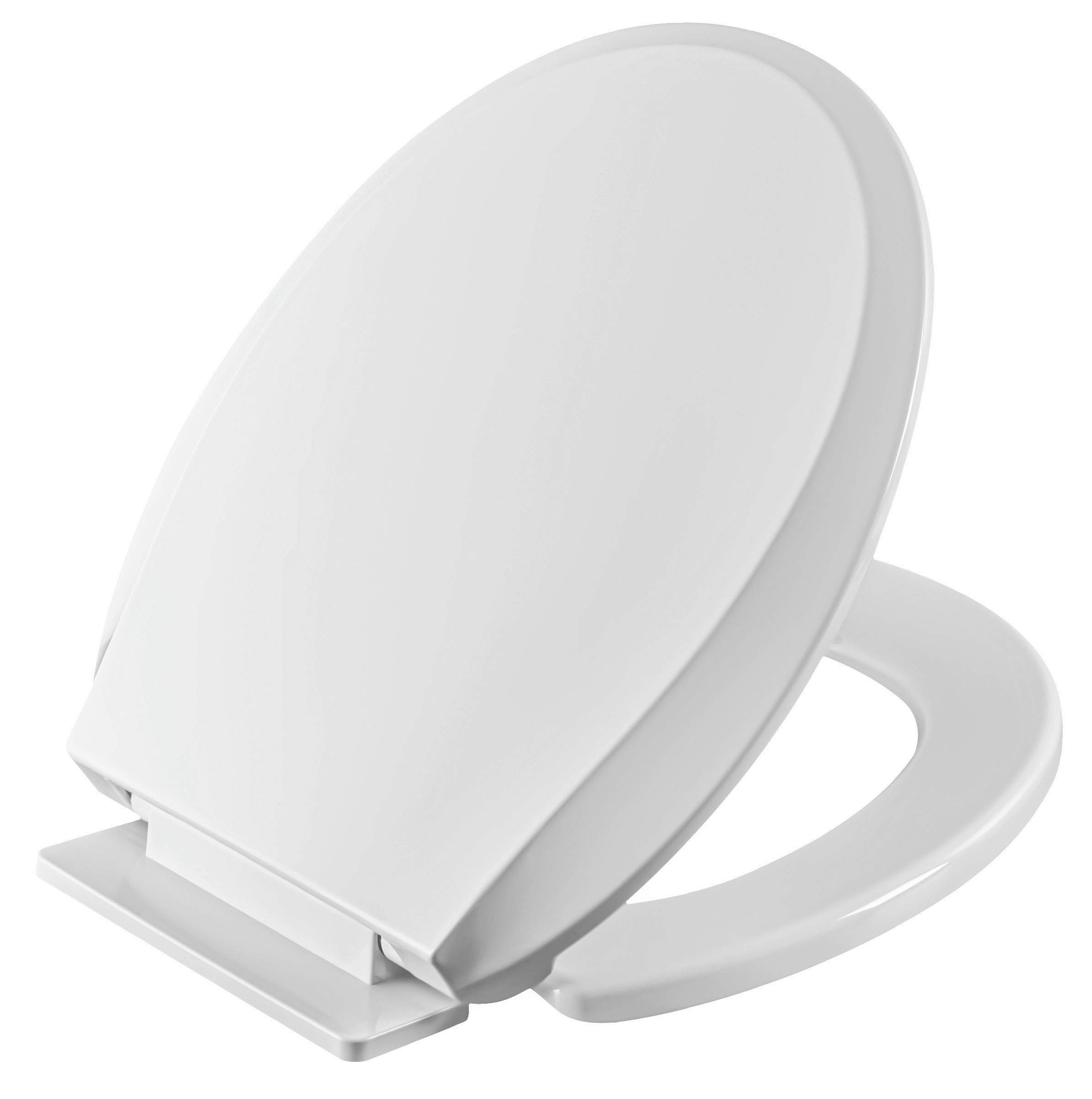 Buy Heavy Duty Round Front Slow Close Toilet Seat Cover with Hassle