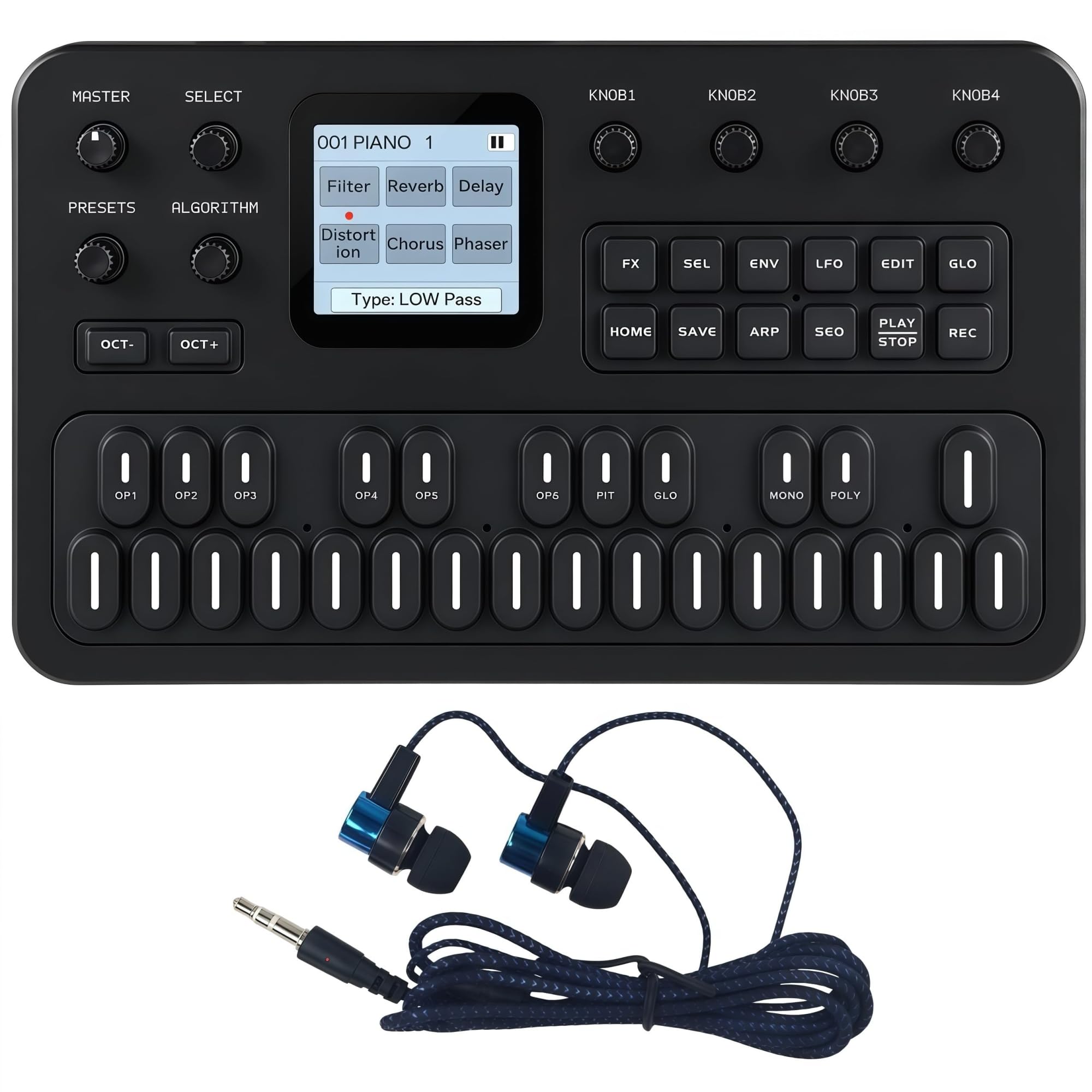 M-VAVE FM-1 シンセサイザー Amazon.com: M-VAVE FM-1 FM Synthesizer, Portable Digital